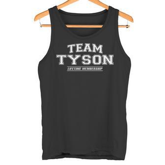 Team Tyson Apellido Familiar Orgulloso Apellido Camiseta sin mangas - Regaloses