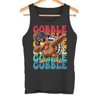 Thanksgiving gobble Boy's Pilgrim Turkey Tank Top - Monsterry