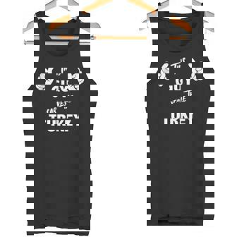 Thanksgiving Turkey Carving Outfit For a Family Dinner Tank Top Tank Top - Monsterry