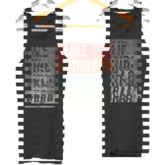 I Like Things That Go Braaaap Dirt Bike Motocross Snowmobile Tank Top - Monsterry