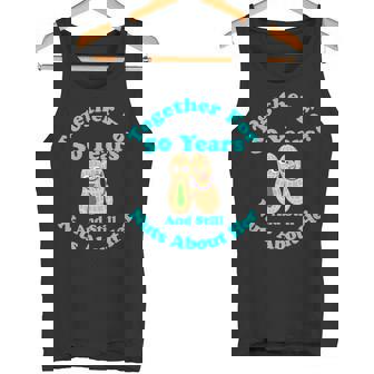 Together 50 Years Nuts About Her Wedding Anniversary Tshirt Tank Top - Monsterry