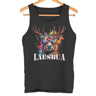 Traditional Deer Oktoberfest Lederhosen Lausbua Tank Top - Geschenkecke