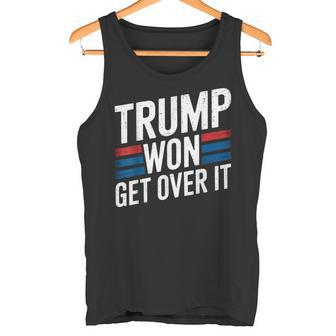 Trump Hat Gewonnen Komm Darüber Hinweg Lustig Trump 2024 Tank Top - Geschenkecke