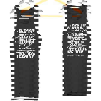 Une Bonne Journée Commence Avec Le Café Et Les Arboristes Débardeur e - Cadeauxyz