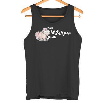 Unicorn Nurerrückte Hier By Nici Tank Top - Geschenkecke