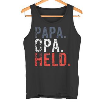 Vater Und Sohn Papa Opa Held Familie Grosseltern S Tank Top - Geschenkecke