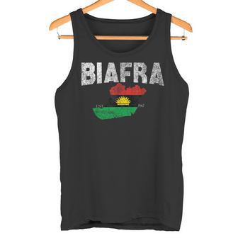 Vintage Biafra Flag Biafra Card Biafra Est 1967 Tank Top - Geschenkecke