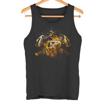 Vintage Grunge Fire Brigade For Fireman Tank Top - Geschenkecke