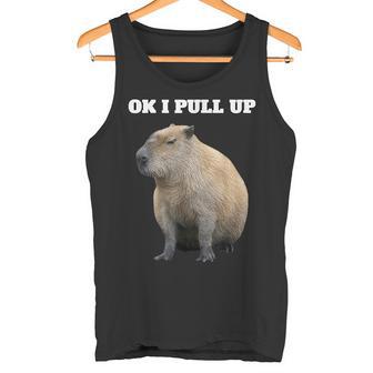 Vintage Ok I Pull Up Capybara Tank Top - Geschenkecke