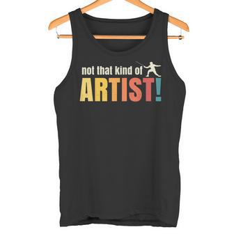 Vintage Swordmanship Fencing Sport Fencer Swordplay Duel Tank Top - Monsterry