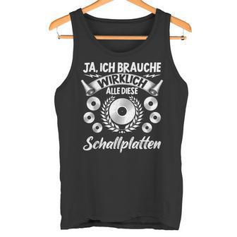 Vinyl Record Collector Slogan Lp Collector Record Tank Top - Geschenkecke