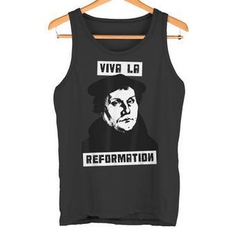 Viva La Reformation Martin Luther Reformierte Tank Top - Geschenkecke