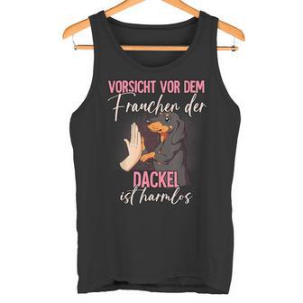 Vorsichtor Dem Frauchen Dachshund Tank Top - Geschenkecke