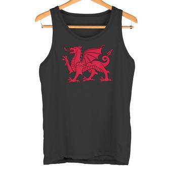 Walisischer Roter Drache Wales Flag Tank Top - Geschenkecke