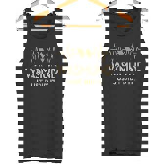 Wasmund Just Did I Personalized Last Name Tank Top - Thegiftio UK