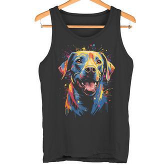 Watercolour Colourful Labrador Labbi Tank Top - Geschenkecke