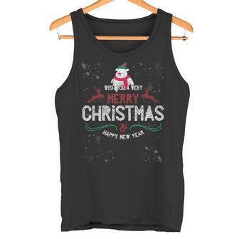 Weihnachtskostüm Merry Christmas & Happy New Year Tank Top - Geschenkecke