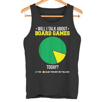 Werde Ich Heute Über Brettspiele Sprechen Tank Top - Geschenkecke