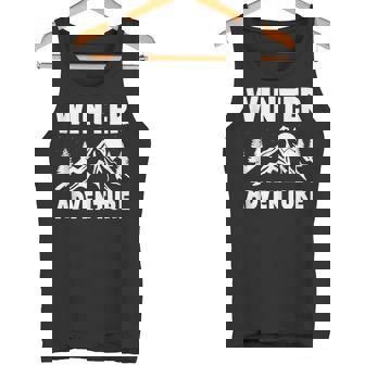 Winter Adventure Snow Camper Camping Professional Nature Fan Tank Top Tank Top - Monsterry