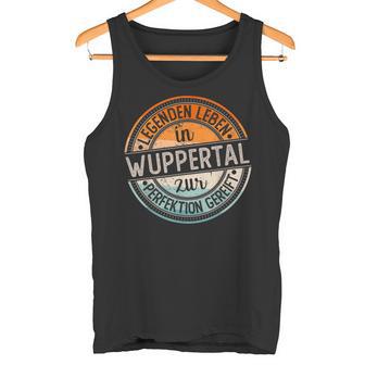 Wuppertal Retro Colours Legends Life In Wuppertal Tank Top - Geschenkecke