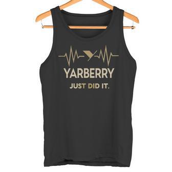 Yarberry Just Did I Personalized Last Name Tank Top - Thegiftio UK