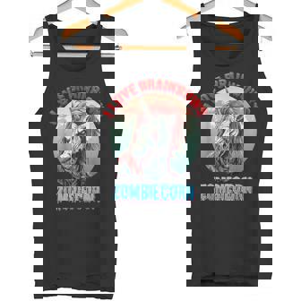 Zombiecorn Zombie Unicorn I Love Brainbows Punk Halloween Tank Top - Monsterry
