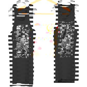 Zoo Animals Christmas Lights Jungle Zookeeper Safari Theme Premium Tank Top - Monsterry