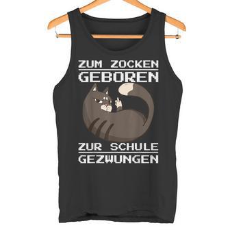 Zum Zocken Geboren Zum Schule Forces Console Ps5 Gaming Tank Top - Geschenkecke