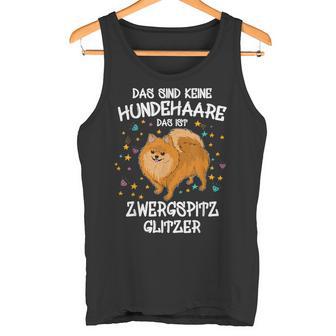 Zwergspitz Glitter Dog Lover Dog Holder Dog Tank Top - Geschenkecke