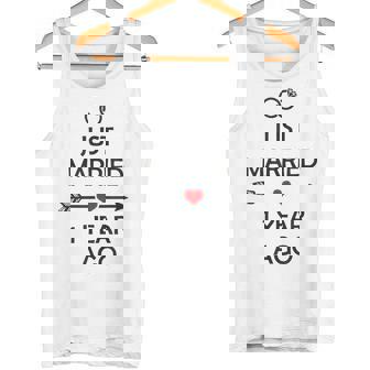 1 Año De Aniversario De Bodas Camiseta sin mangas - Regaloses