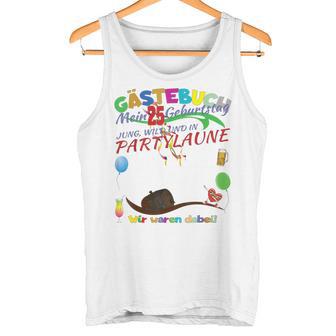 25 Geburtstag Frau Und 25 Geburtstag Mann Gästebuch Tank Top - Geschenkecke