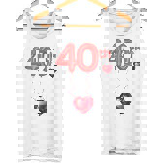 40º Aniversario Número 40º Aniversario De Bodas De Ruby Sin Mangas Camiseta sin mangas - Regaloses