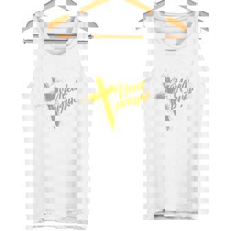On Back Dear Person Behind Me Need Prayer Tap My Shoulder Tank Top - Monsterry