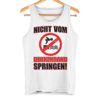 Bademeister Dlrg Nichtom Beckenrand Jumping S Tank Top - Geschenkecke