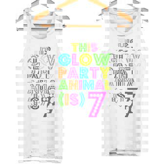 Bambino This Glow Party Animal Is 7 Compleanno Divertente T Canotta - Novitaregali