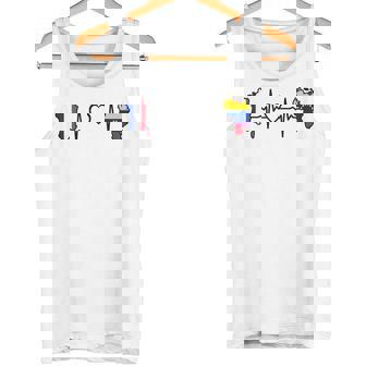 Bandera Francesaenezolana -Enezuela Francia Heartbeat Camiseta sin mangas - Regaloses