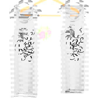 Bridesmaid Wedding Flower Bouquet Just Married Tank Top - Monsterry
