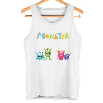 Children's 3Rd Birthday Ich Bin Schon 3 Jahre Junge Kleine Monster Tank Top - Geschenkecke