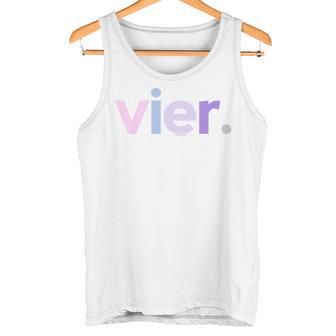 Children's 4Therjaardag Meisje 4 Four Jaar Nederlandse Tank Top - Geschenkecke