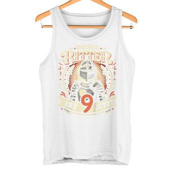 Children's 9Th Birthday Dieser Ritter Ist 9 Jahre T Tank Top - Geschenkecke