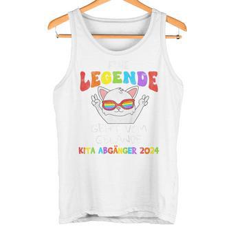 Children's Eine Legendeerlässt Das Gelände Kita Abgänger 2024 Cat Tank Top - Geschenkecke