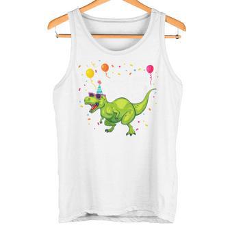 Children's Geburtstags 5 Jahre Junge Dinosaurier Dino Ich Bin 5 Tank Top - Geschenkecke