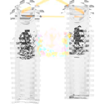 Cute Dachshund Easter Day Wiener Weiner Easter Egg Tank Top - Monsterry