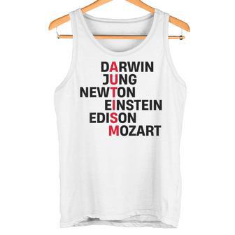 Darwin Jung Newton Einstein Edison Mozart Autism Awareness Tank Top - Geschenkecke