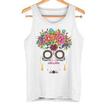 Dia De Los Muertos Costume Replacement Fancy Dress Costume Carnival Tank Top - Geschenkecke