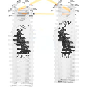 Don't Scare Me I Fart Easily French Bulldog Funny Dog Tank Top - Monsterry