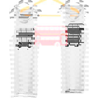 Double Decker Bus London England Passenger Transportation Tank Top - Monsterry