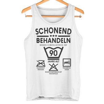 Einstück Ist 90 Jahre Schleend Treateln 90Th Birthday Tank Top - Geschenkecke