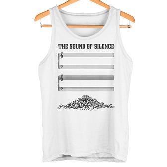 El Sonido Del Silencio Divertido Regalo Musical Camiseta sin mangas - Regaloses