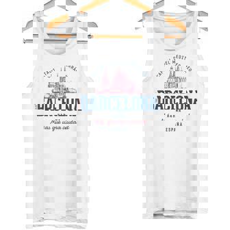 España Retro Estilointage Barcelona Camiseta sin mangas - Regaloses